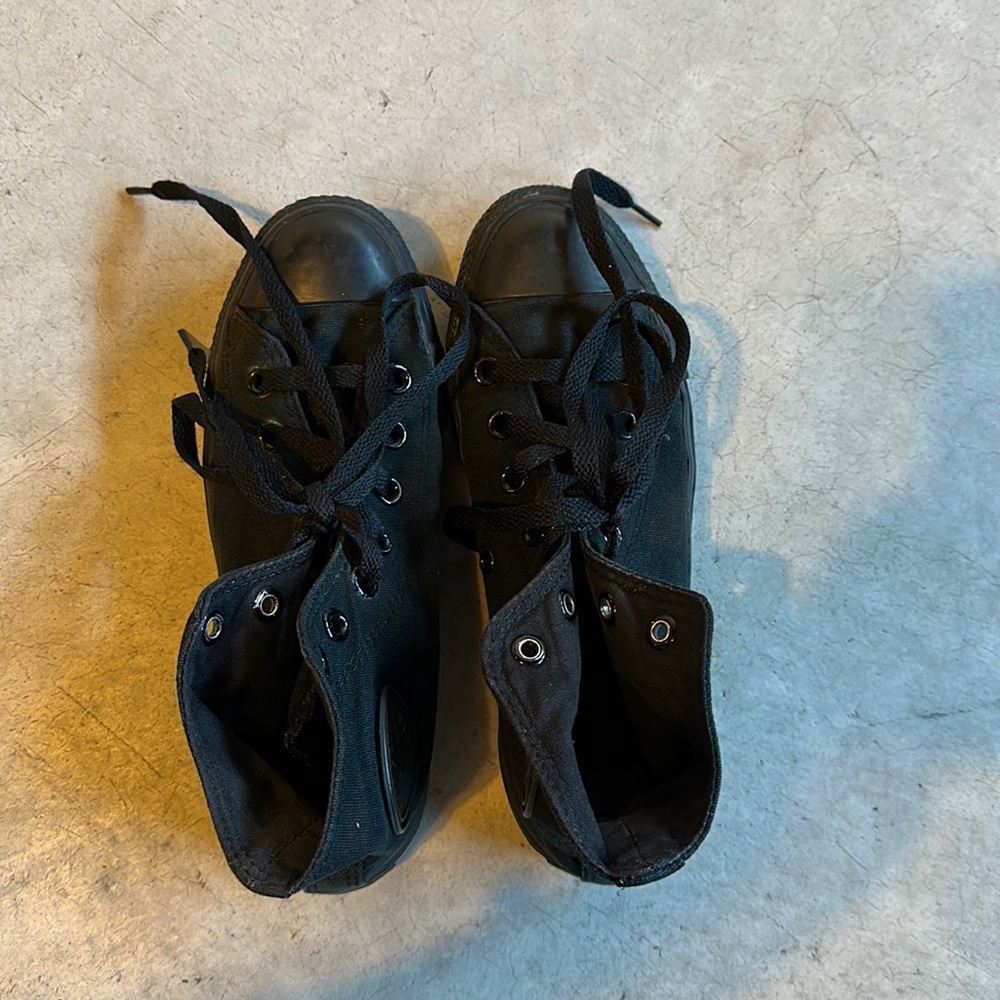High Top Converse Chuck Taylor All Black